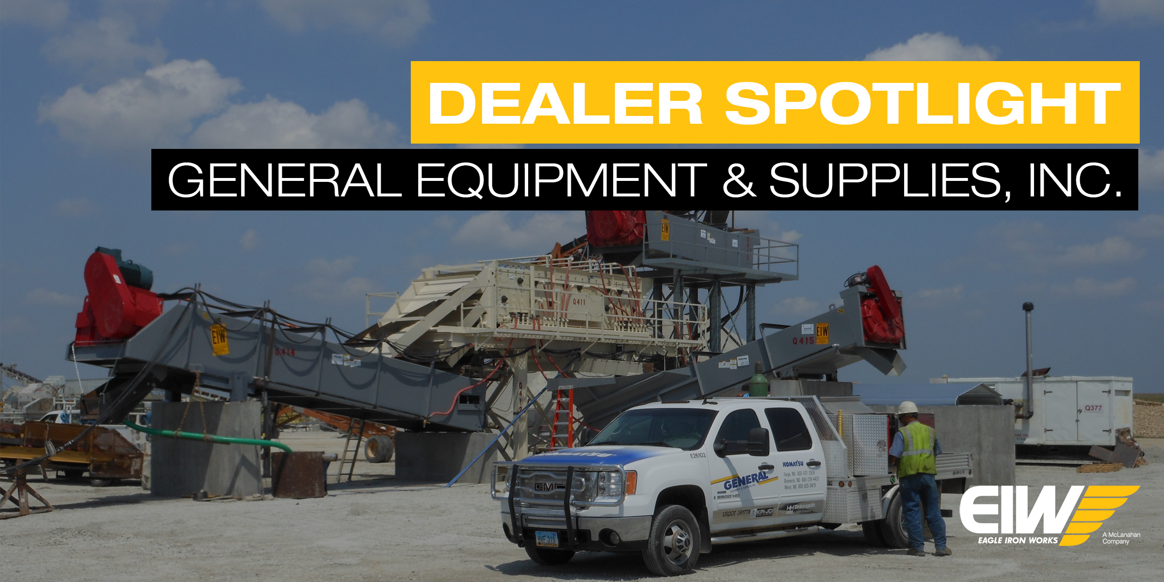 General Equipment Represents EIW Equipment in North Dakota